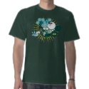 Four4ths "Molecular" (Green) Shirt Design